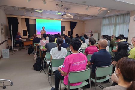 ４年ぶりに開催…めぐみの会全体研修【前編】自宅でできる介護予防～最期まで自宅で過ごすには～